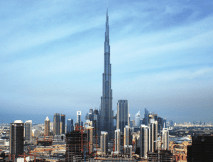 gedung tertinggi Burj Khalifa, Dubai (828)